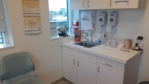 The exam room at Legacy.
